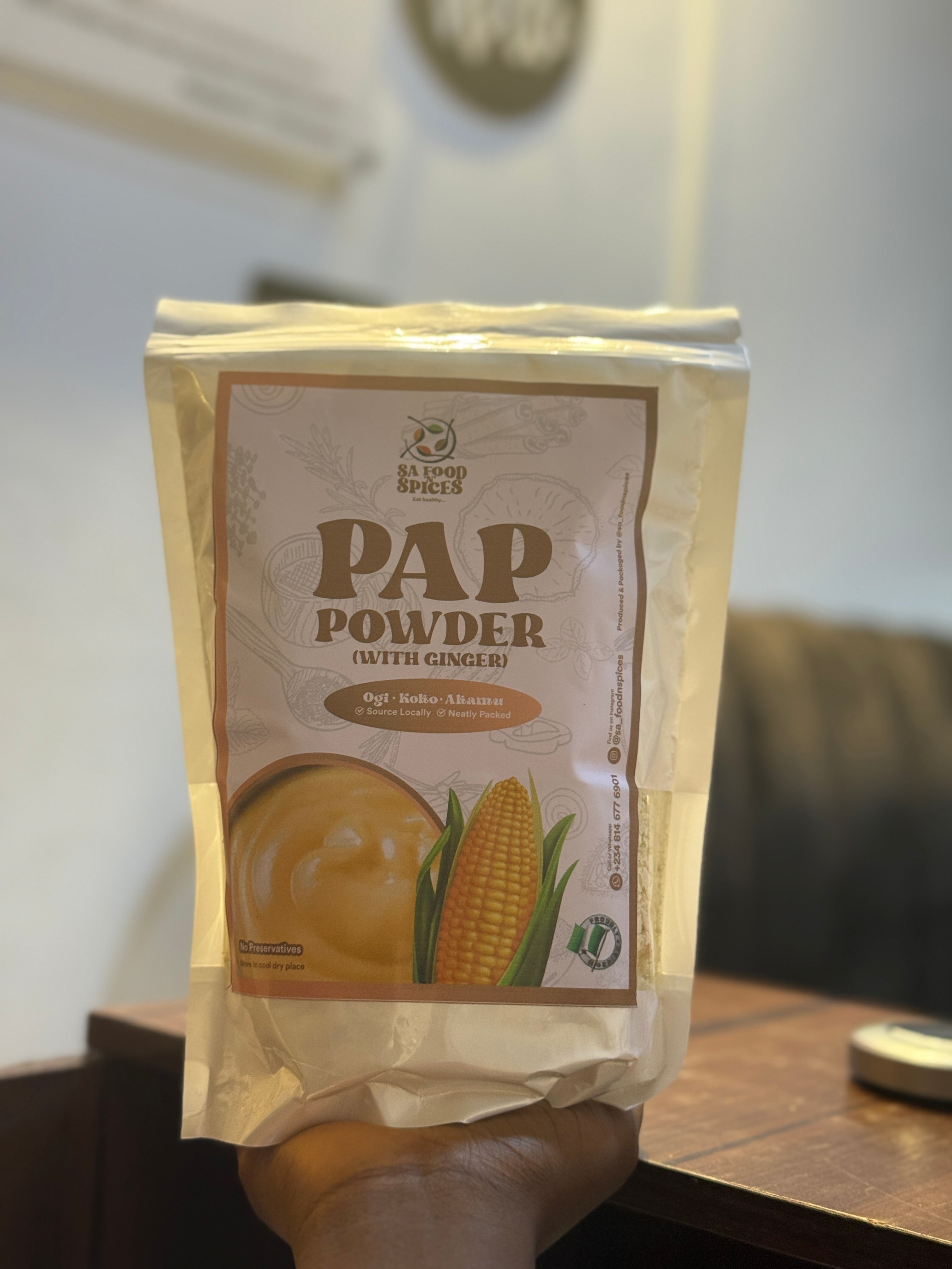 YELLOW PAP WITH GINGER (500g)