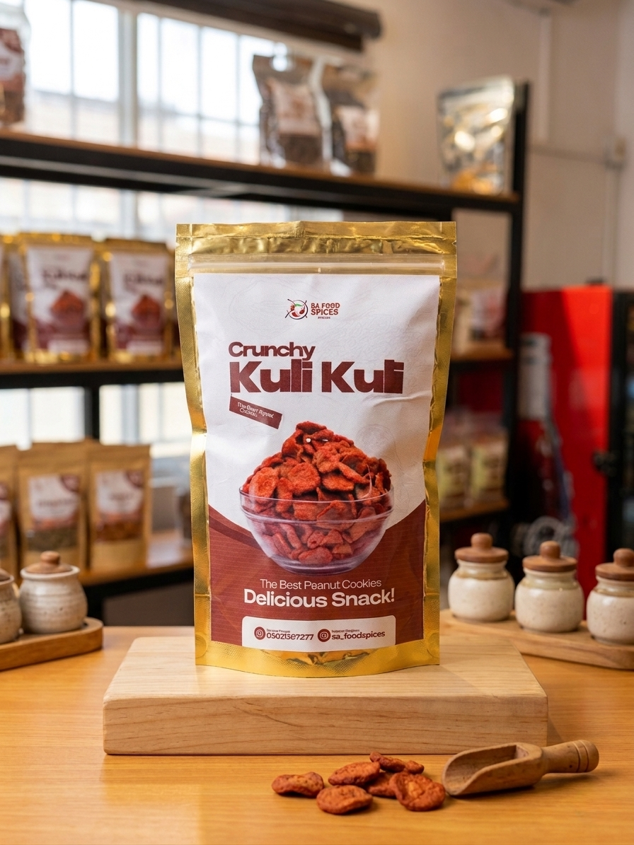 Kuli Kuli – Crunchy Nigerian Groundnut Snack 300G